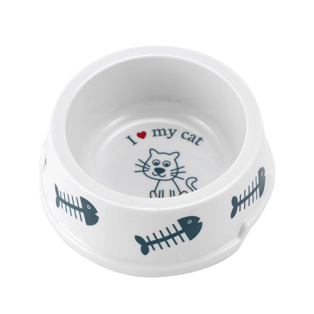Printed Melamine Cat Bowl 200ml - Assorted