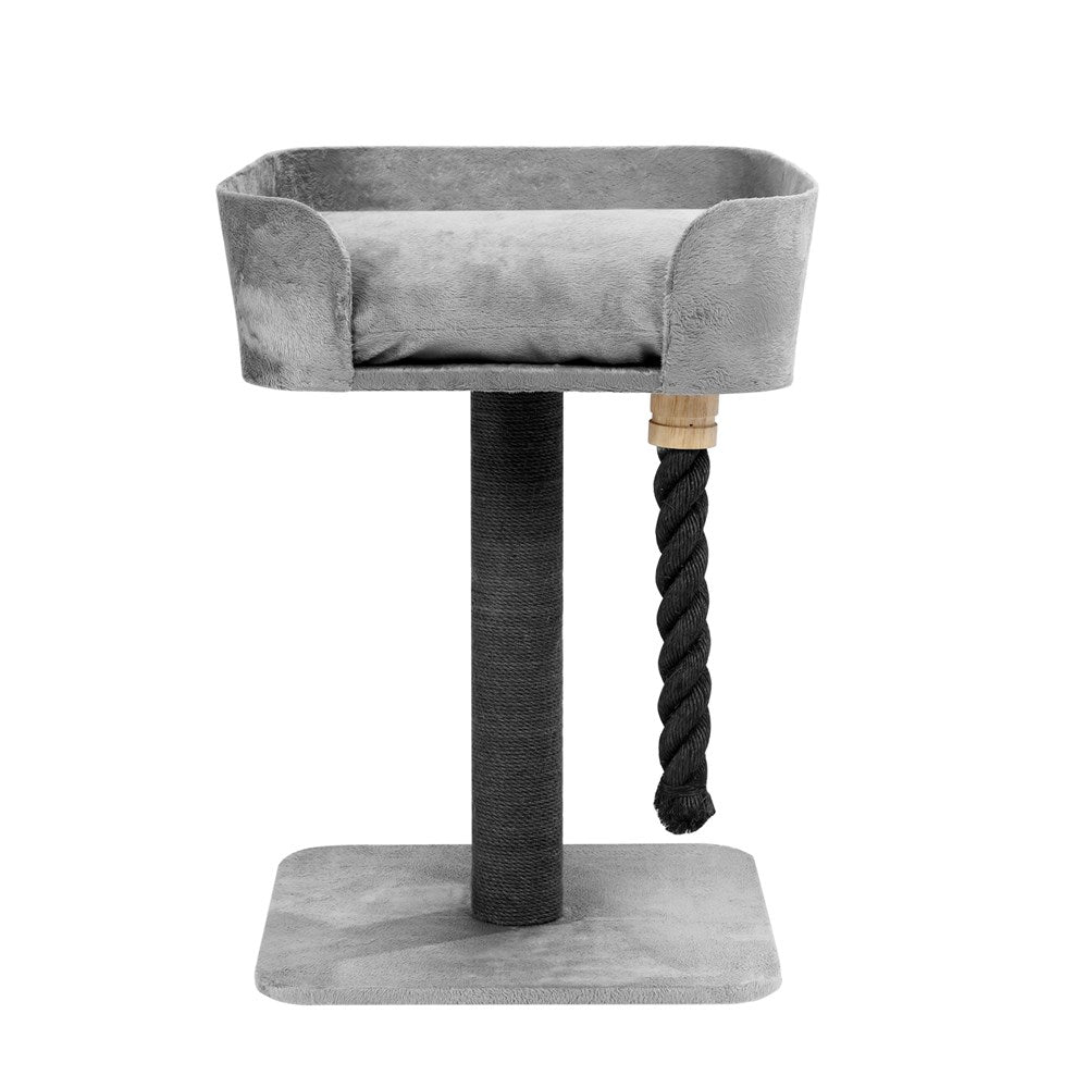 Fitzroy Cat Scratching Post with Plush Bed 40cm x 40cm x 60cm