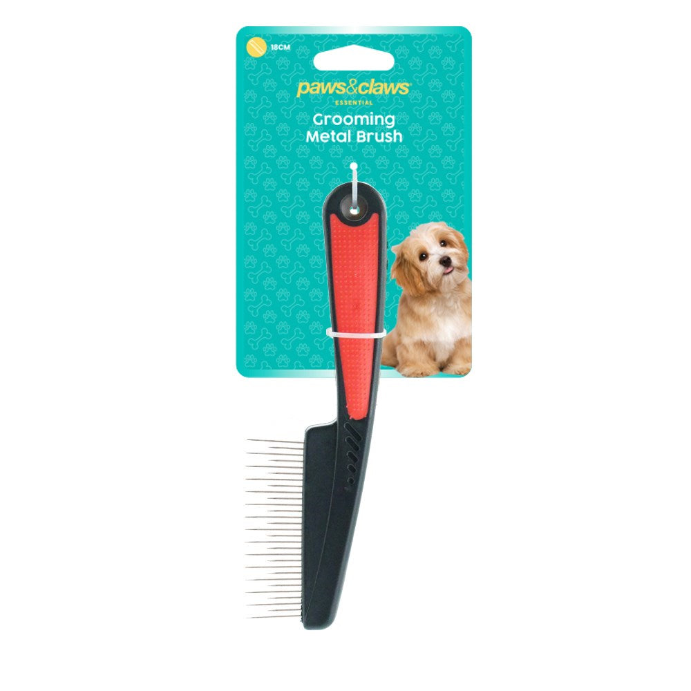 Metal Grooming Comb - Medium