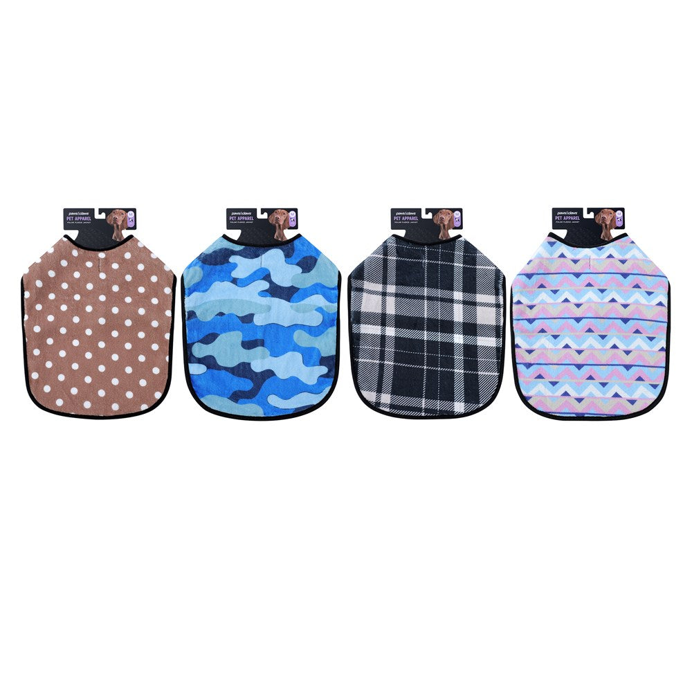 Pet Easy Fit Polar Fleece Jacket Assorted Designs