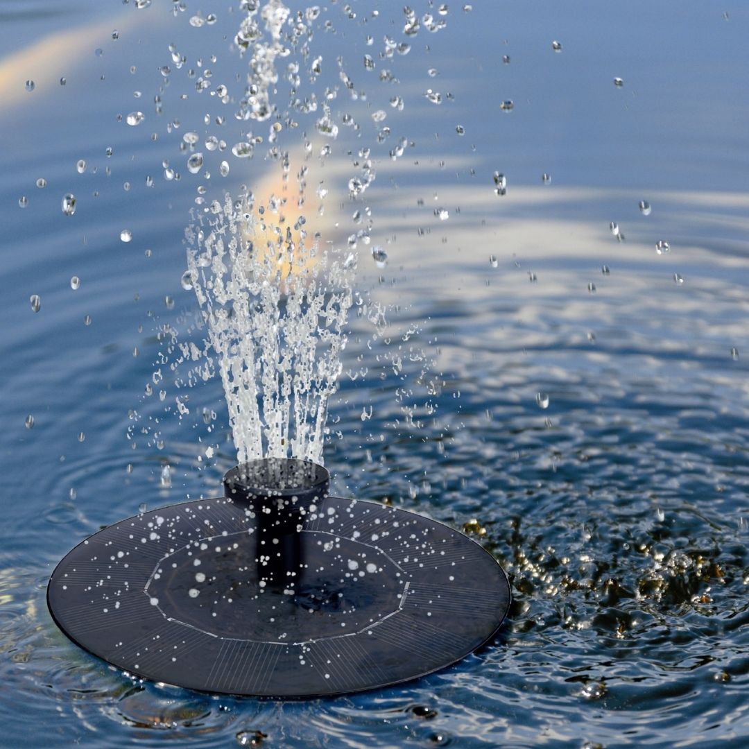 Solar Water Fountain - 16cm