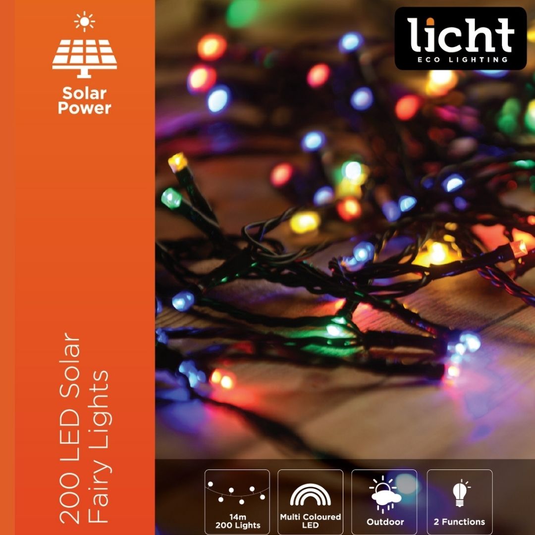 Solar Fairy Lights - Multicolour