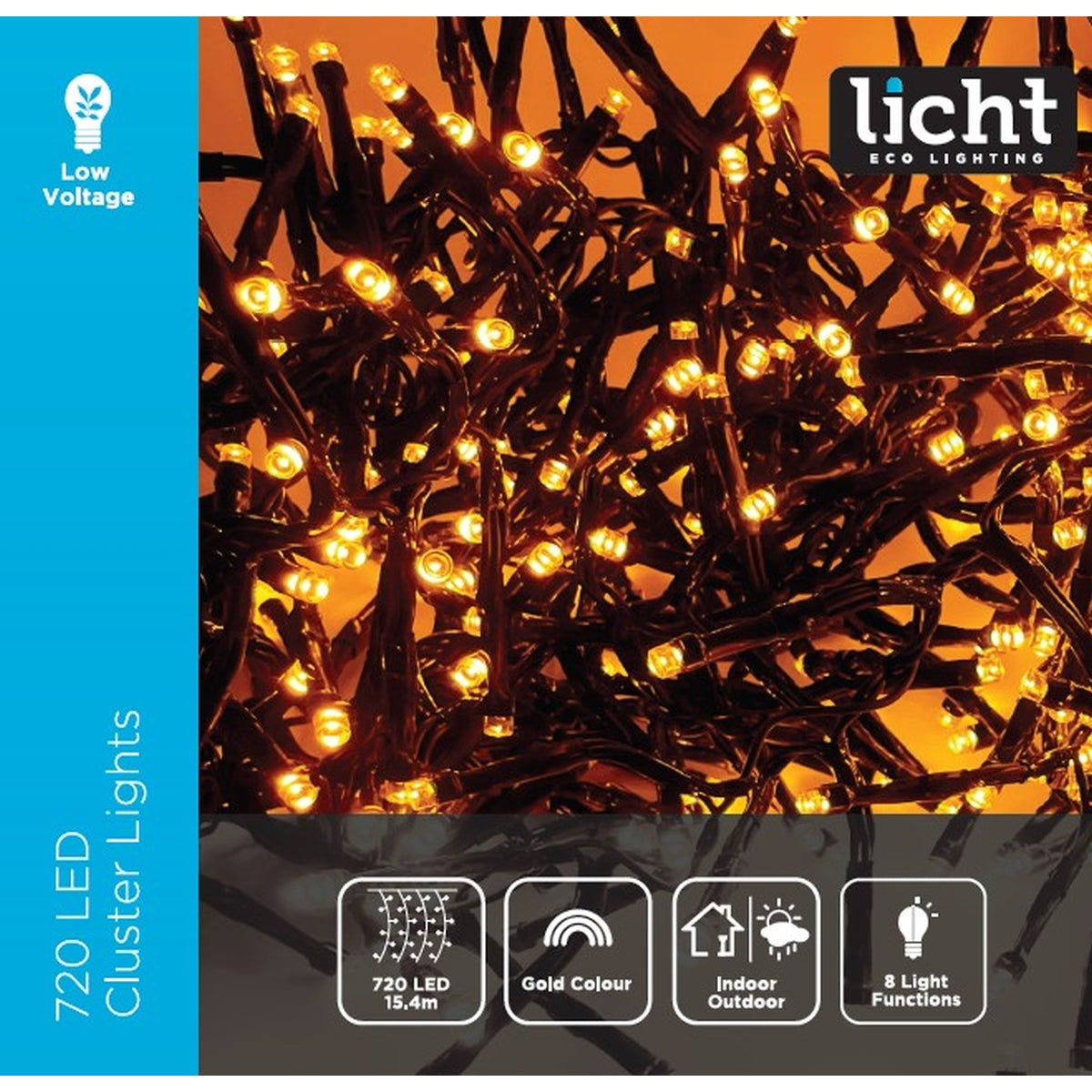 LED Cluster Lights Vintage 720L