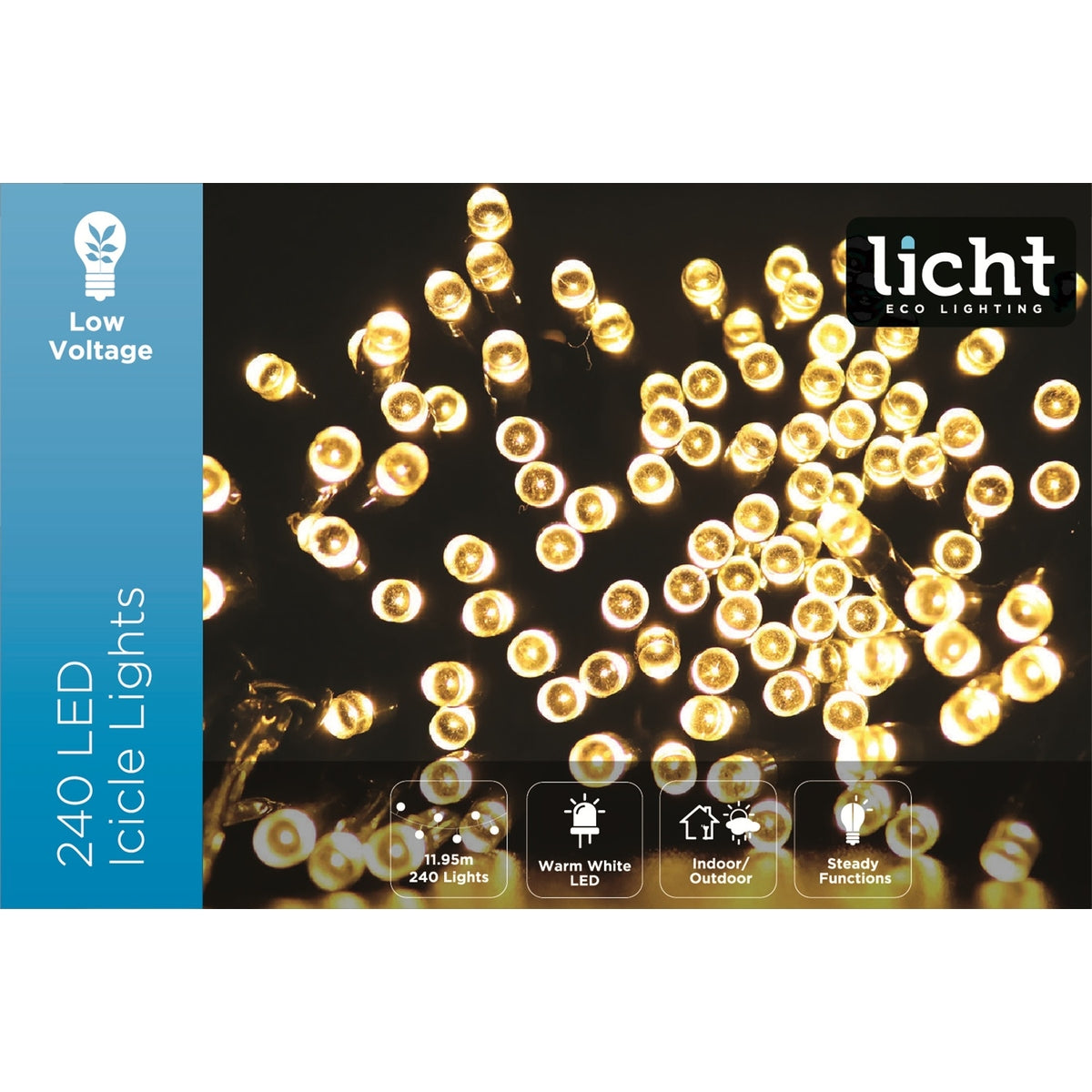Low Volt String Lights 240L Warm White