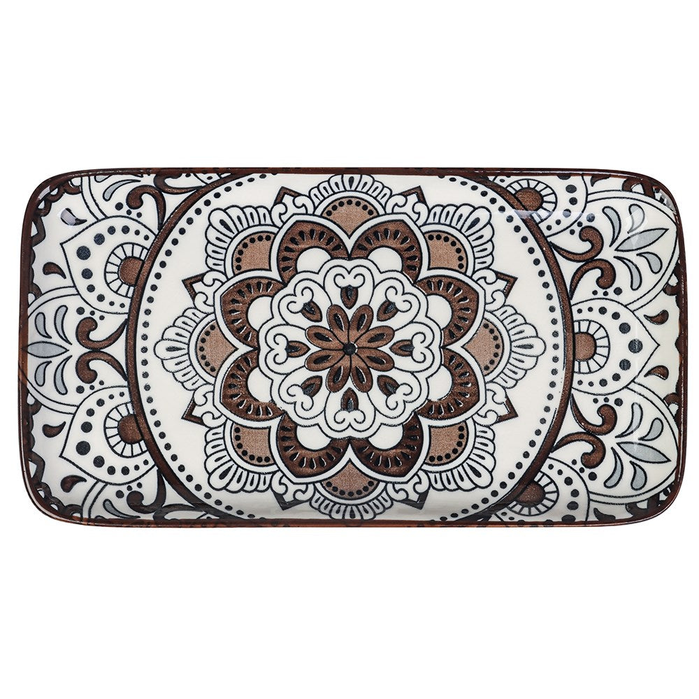 Moroccan Rectangular Platter 20.5 x 11cm