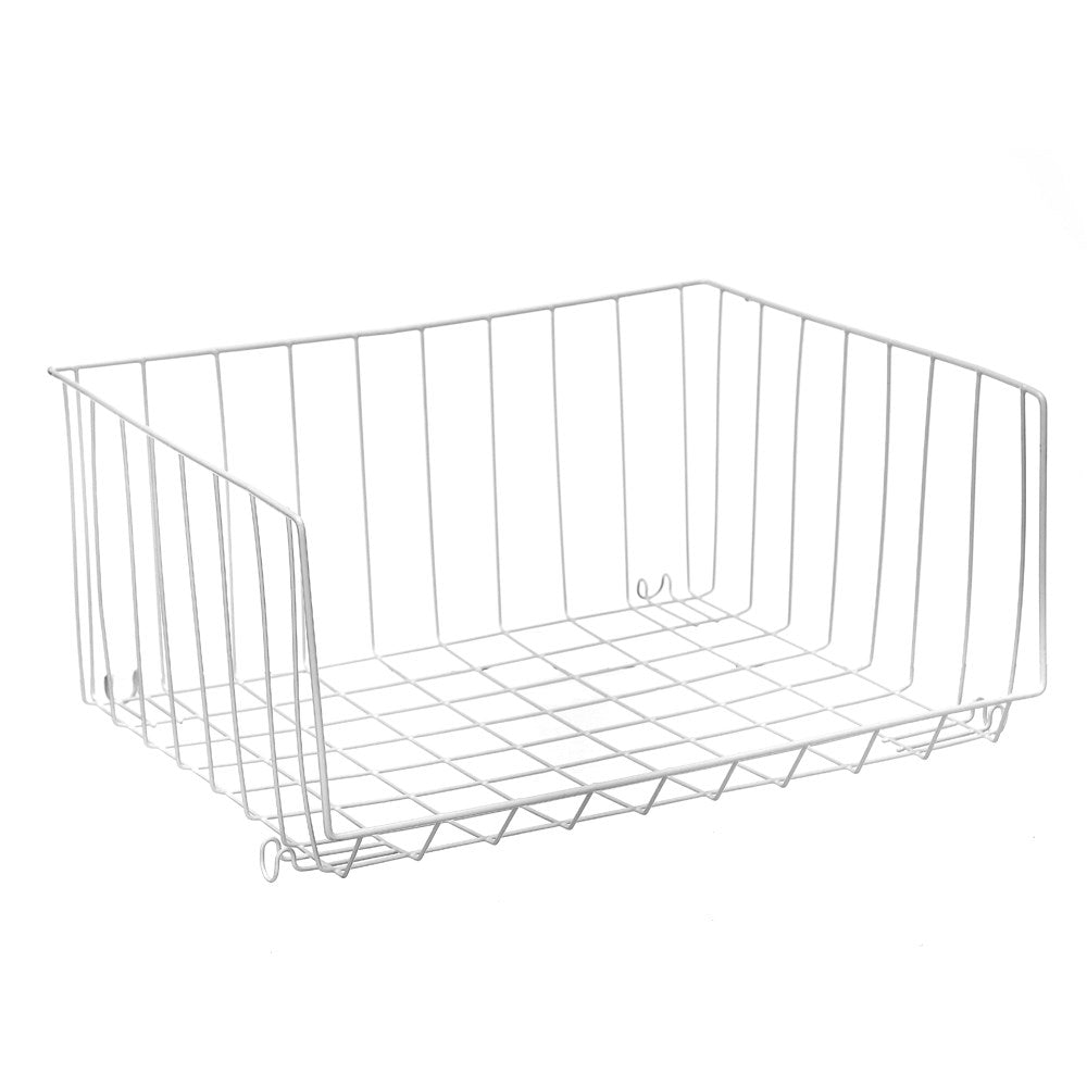 Wire Stackable Storage Basket 47 x 42 x 22cm