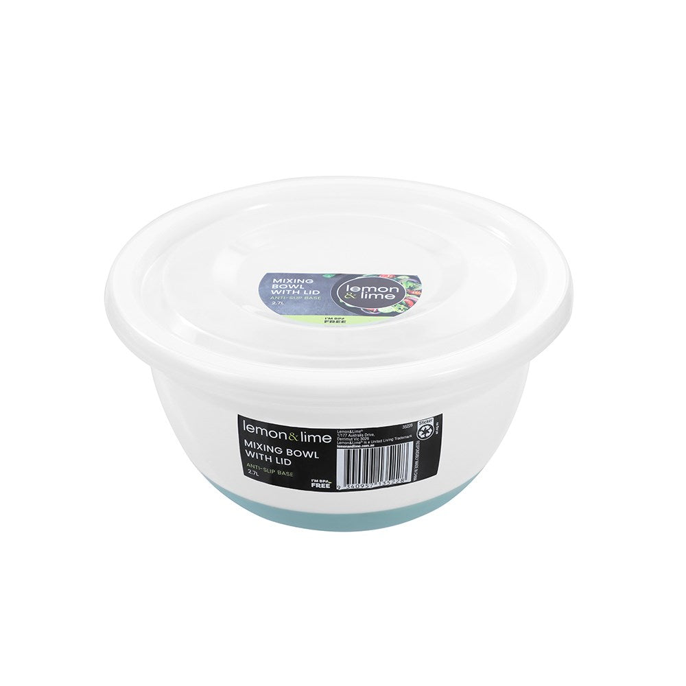 Lidded Anti-Slip Mixing Bowl 2.7L