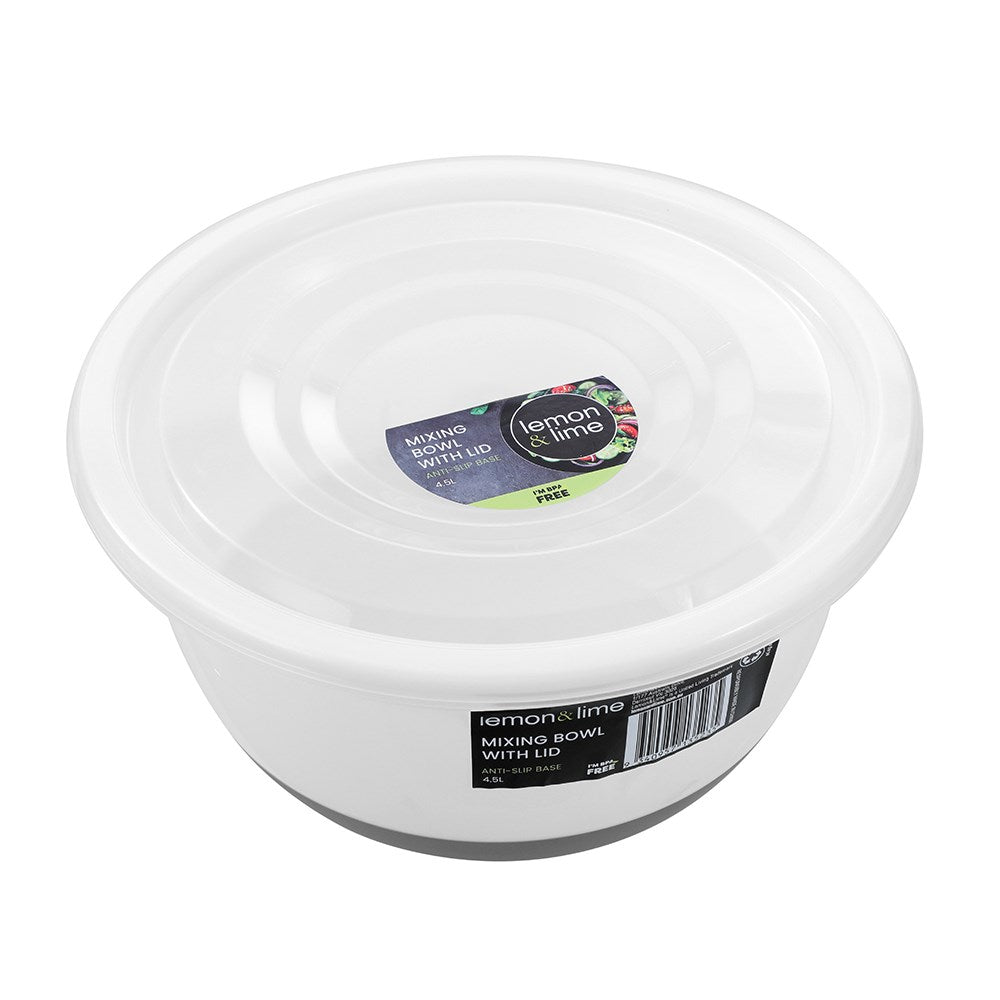 Lidded Anti-Slip Mixing Bowl 4.5L