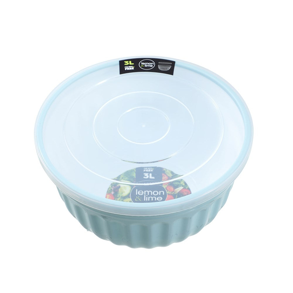 Lidded Salad Bowl 3L - Assorted