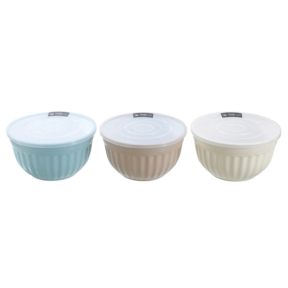 Lidded Salad Bowl 4.5L 3 Assorted Colours