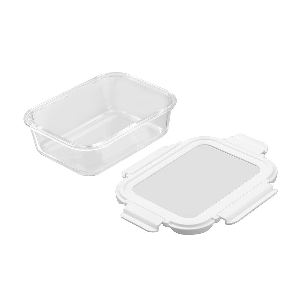 Yorkshire Glass Container with Lid 1L