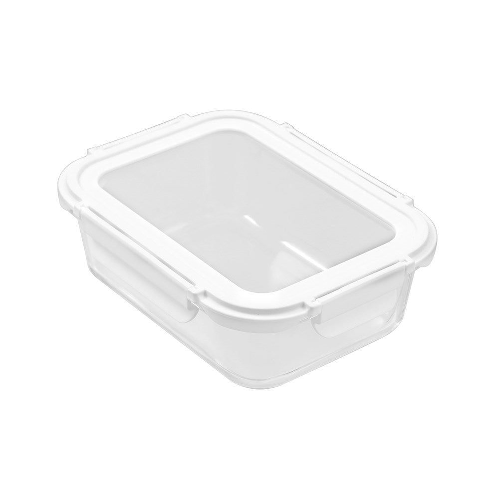 Yorkshire Glass Container with Lid 1L
