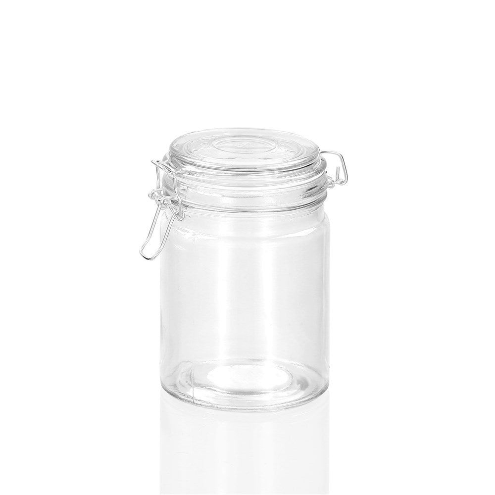 Fresco Glass Clip Jar 700ml