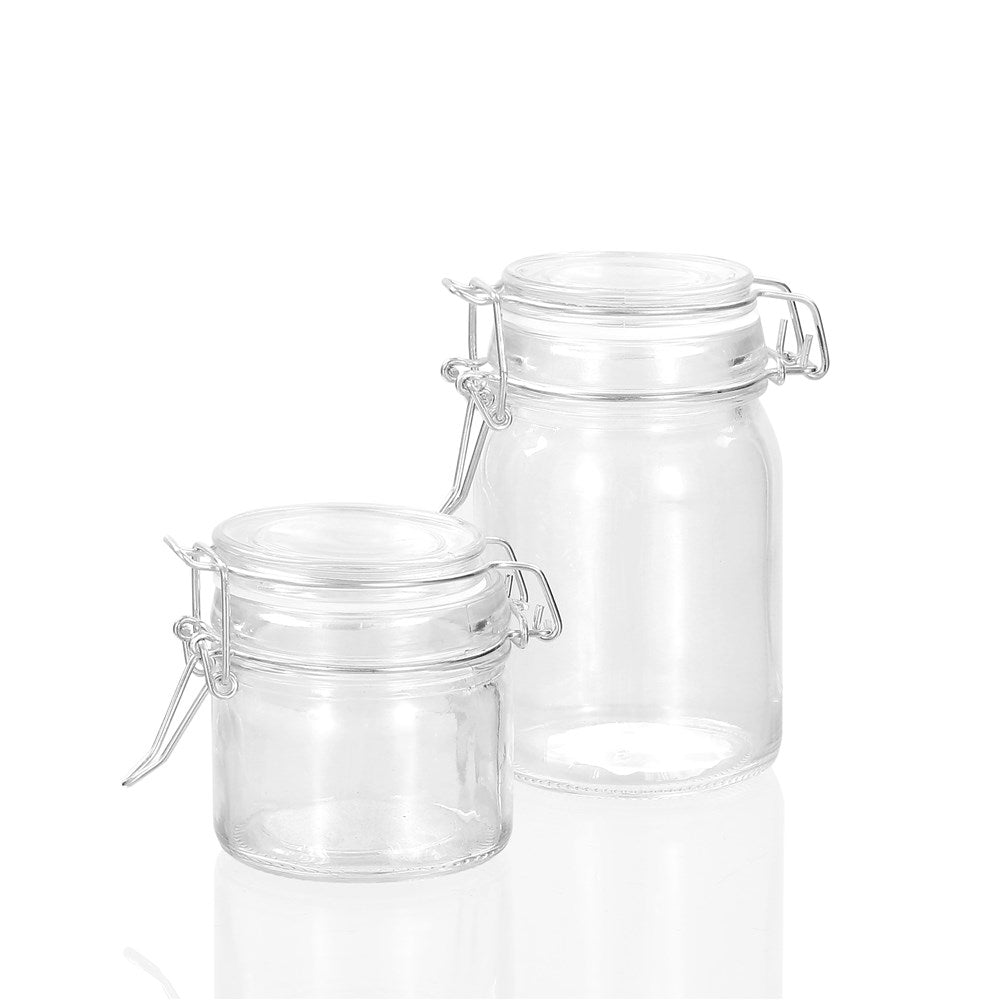 Fresco Glass Clip Jar 240ml