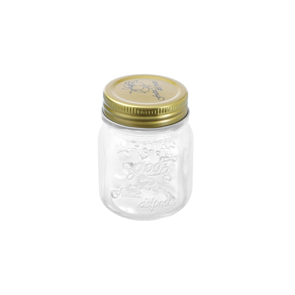 Roma Clear Glass Conserve Jar 200ml