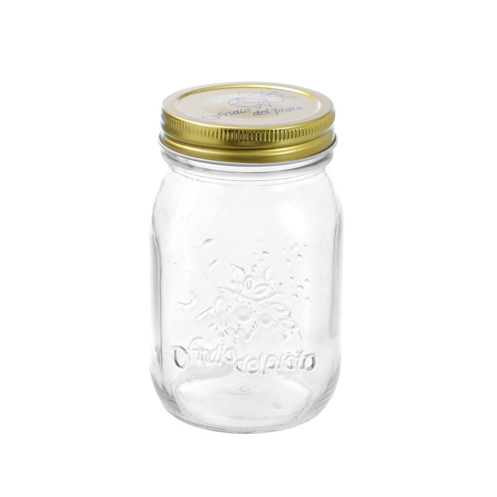Roma Clear Glass Conserve Jar 550ml