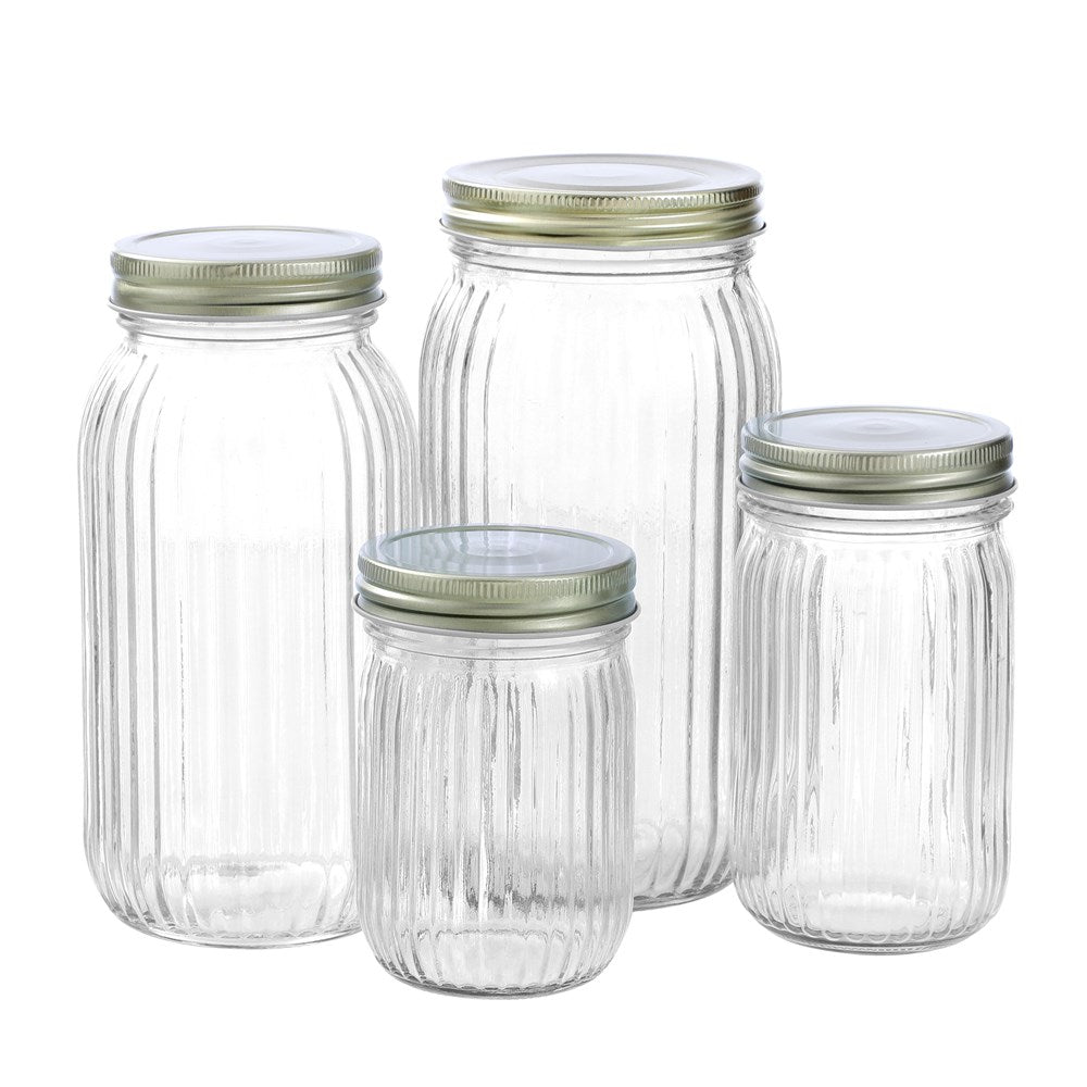 Roma Ribbed Conserve Jar 450ml
