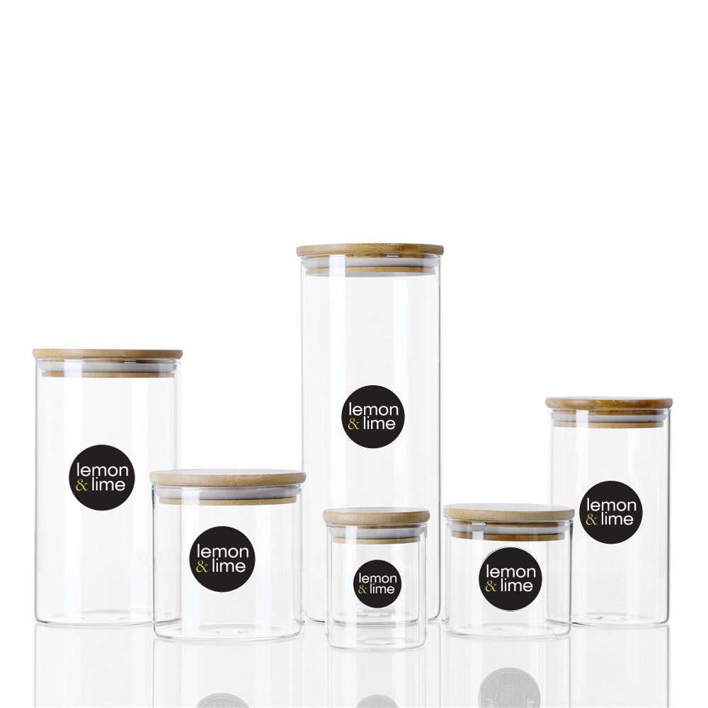 Camden Glass Jar Bamboo Lid 200ml