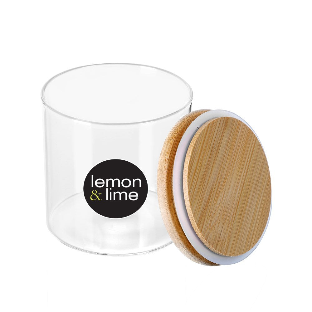 Camden Glass Jar Bamboo Lid 610ml