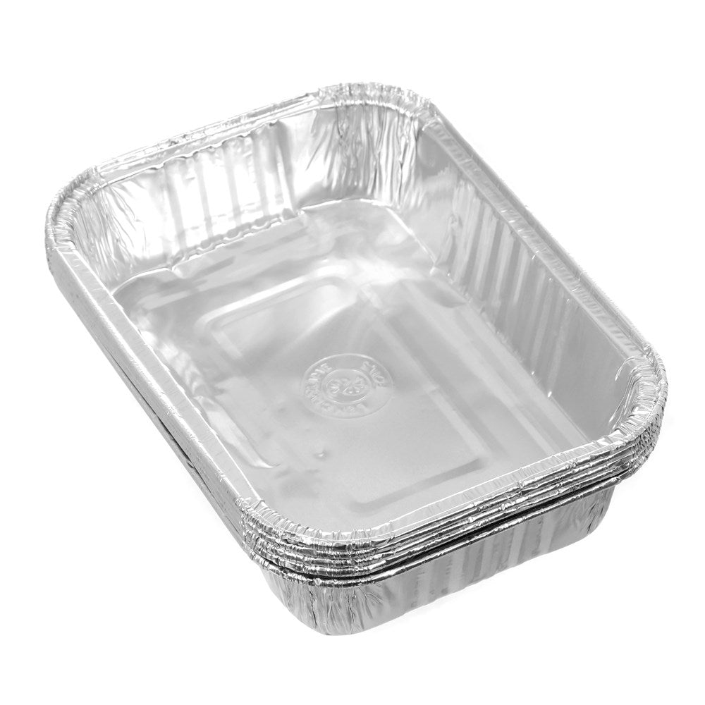 Foil Rectangular Oven Tray/Container - 5 Pack