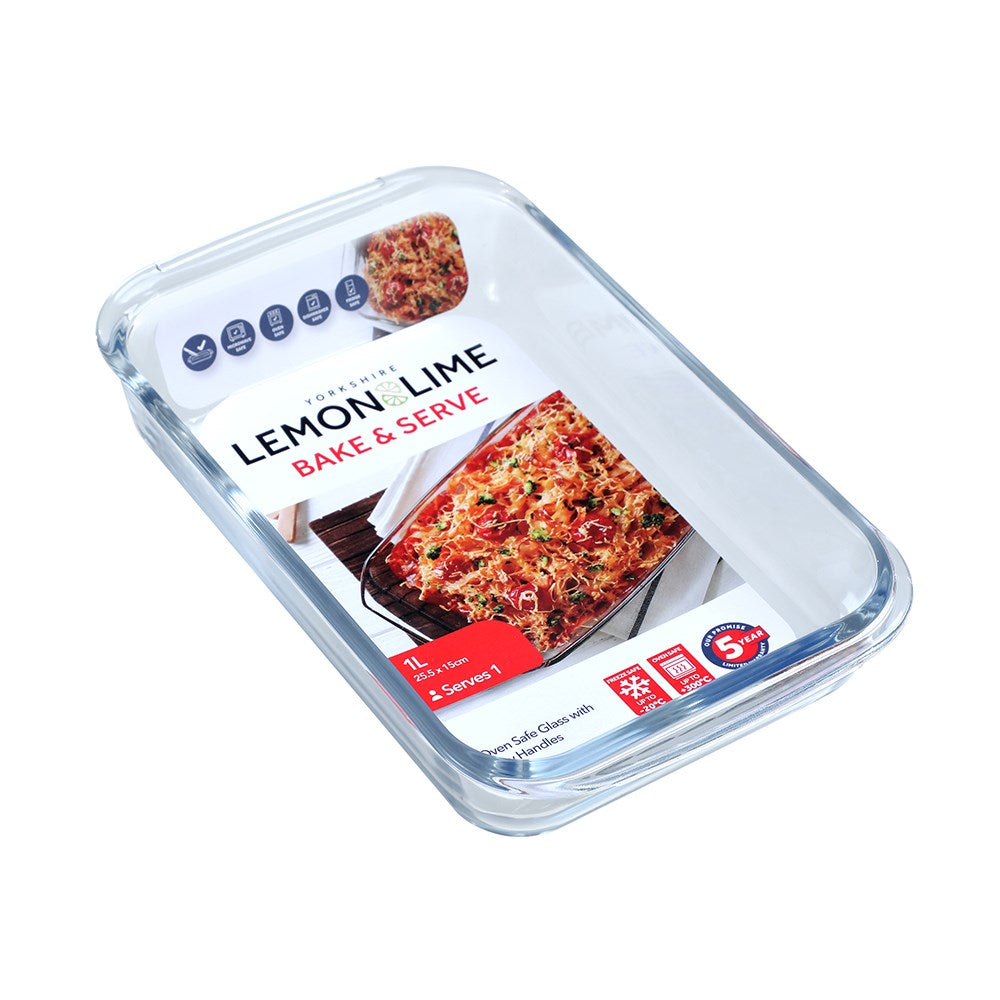 Rectangle Glass Baking Tray 1L