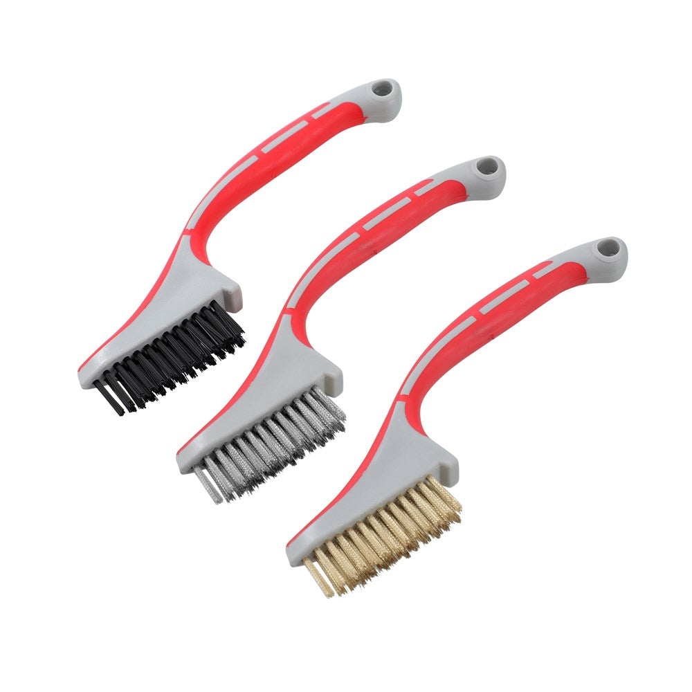 3 Pack Wire Brush Set