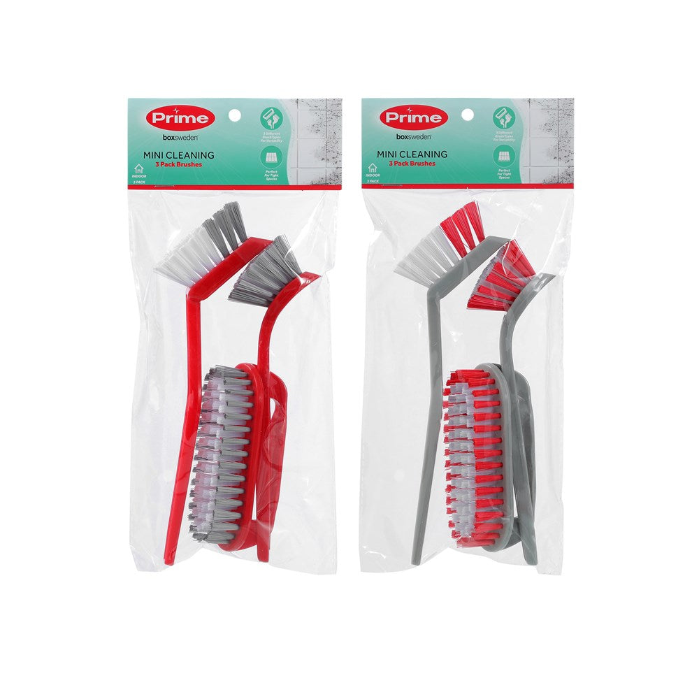 Mini Brush Set 3 Pack 2 Assorted