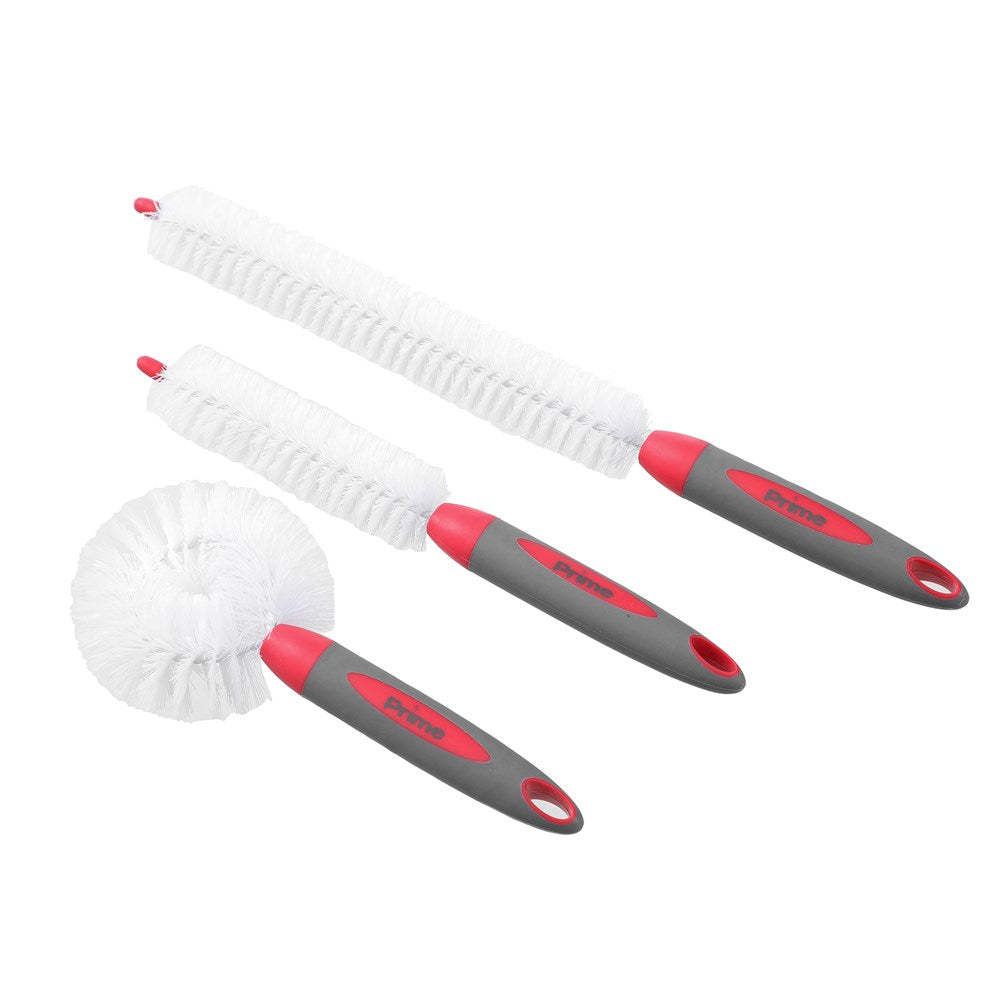 3 Pack Bottle Cleaning Brush Set - Assorted
