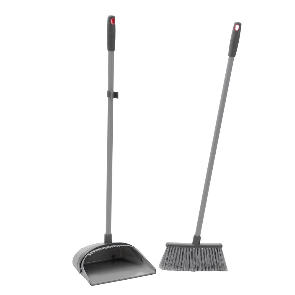 Foldaway Long Handle Dustpan and Brush 85cm