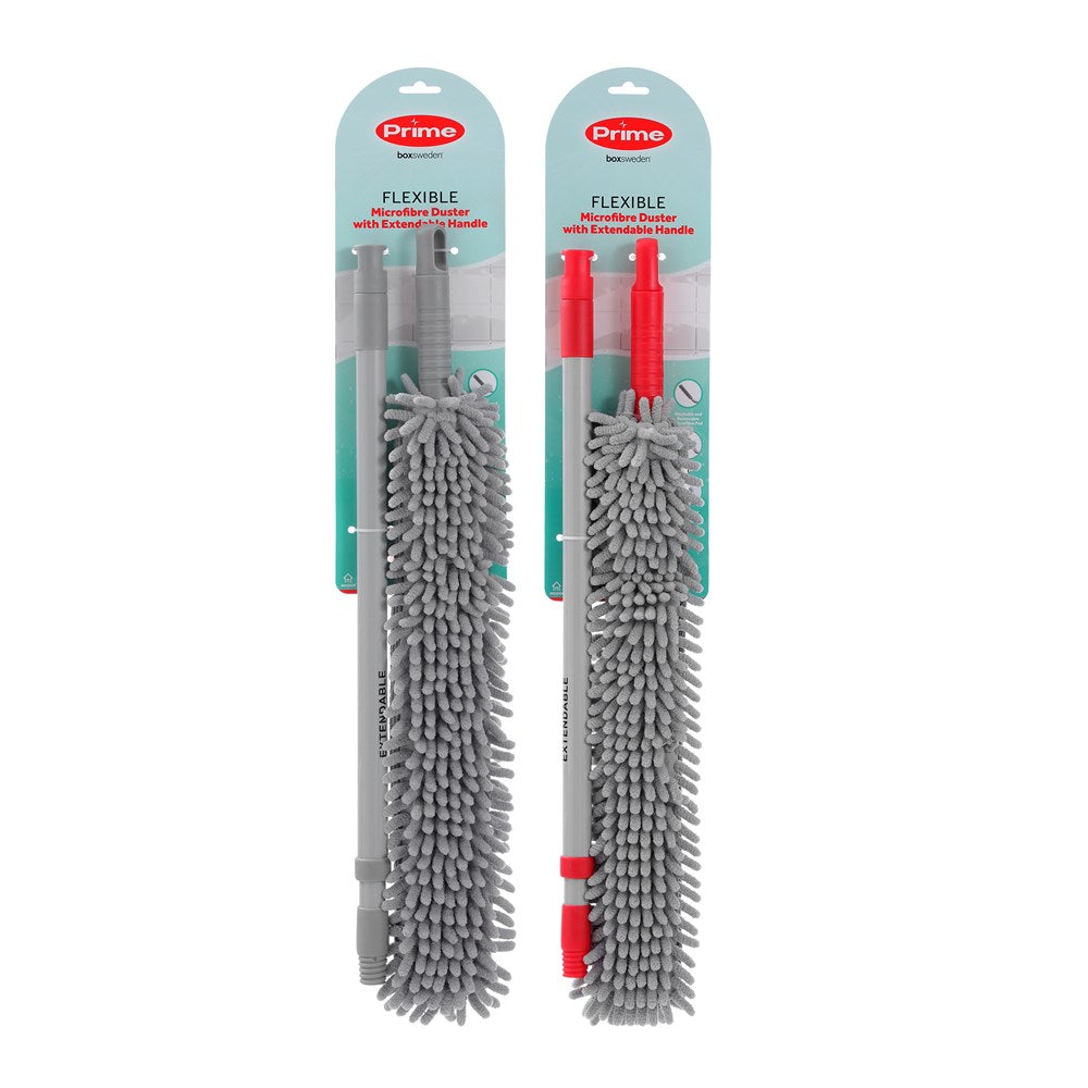 Flexible Microfibre Duster with Extendable Handle