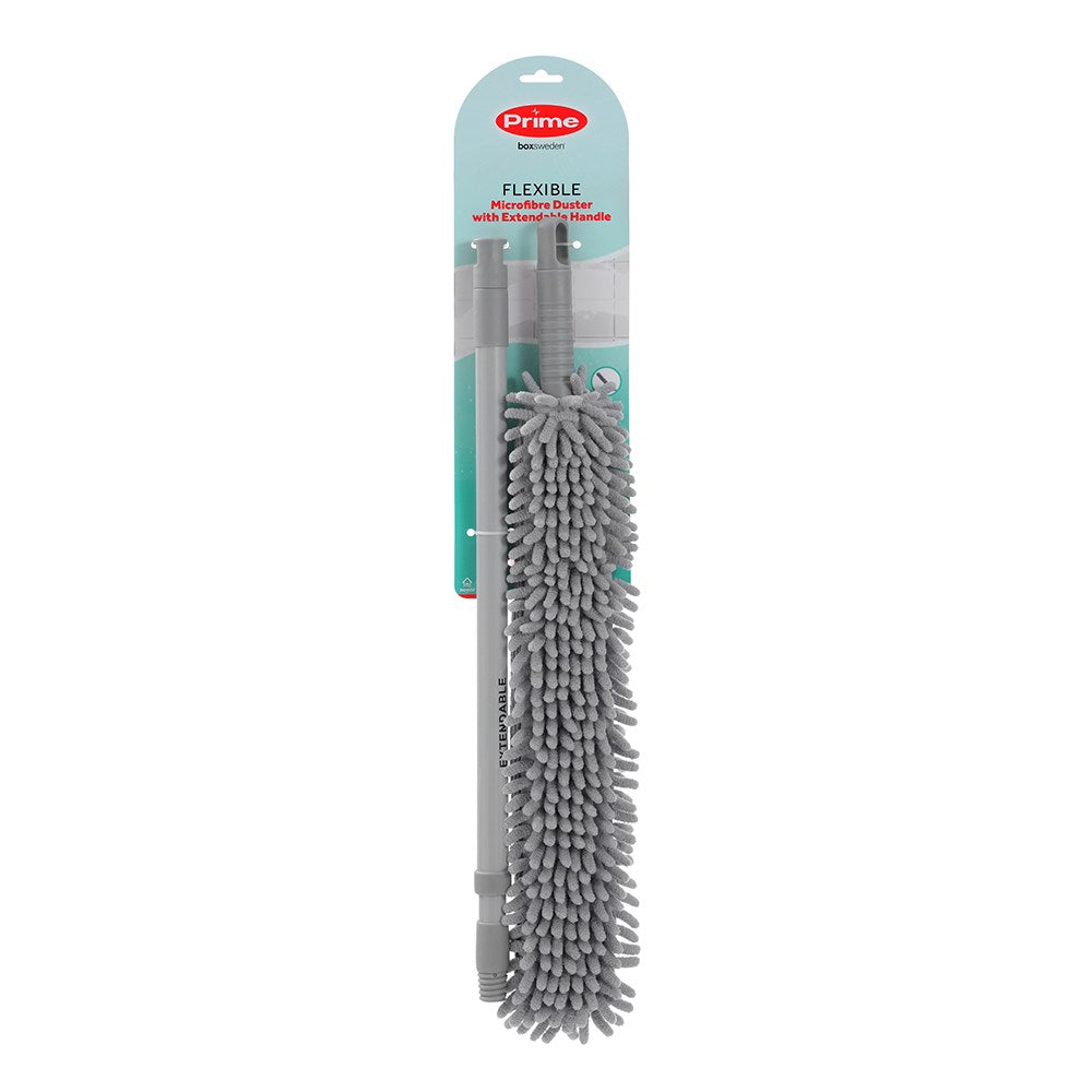 Flexible Microfibre Duster with Extendable Handle