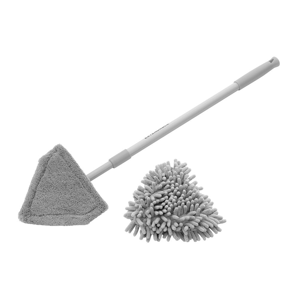 Dual Head Cleaner with Extendable Handle