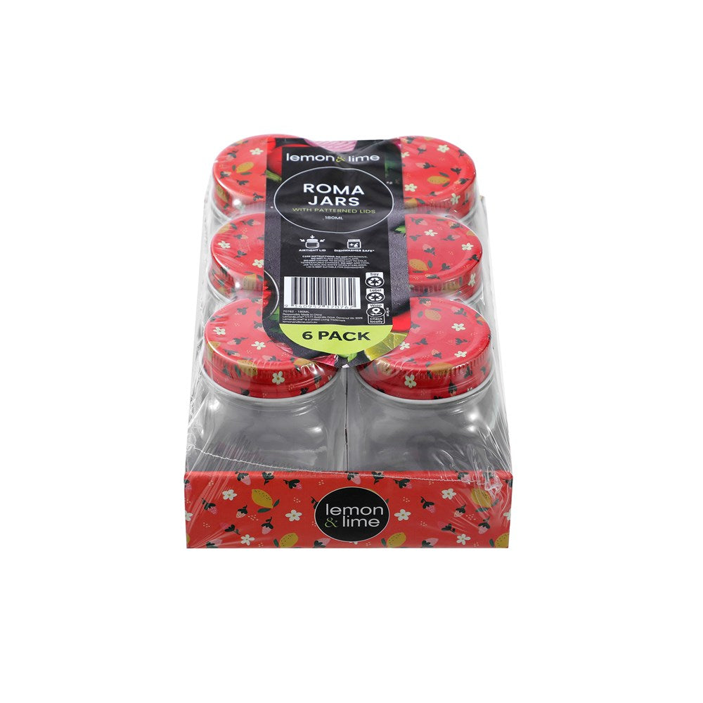 6 Pack Conserve Jar 180ml