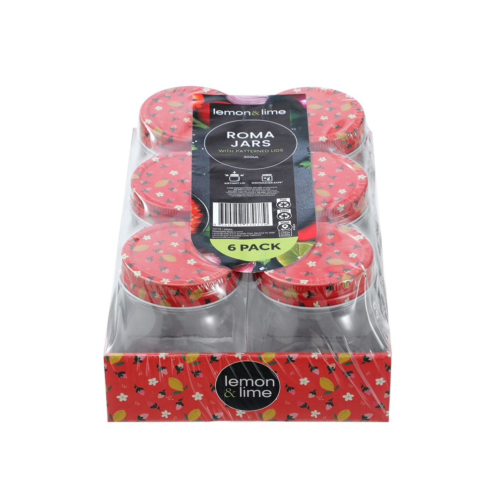 6 Pack Conserve Jar 300ml