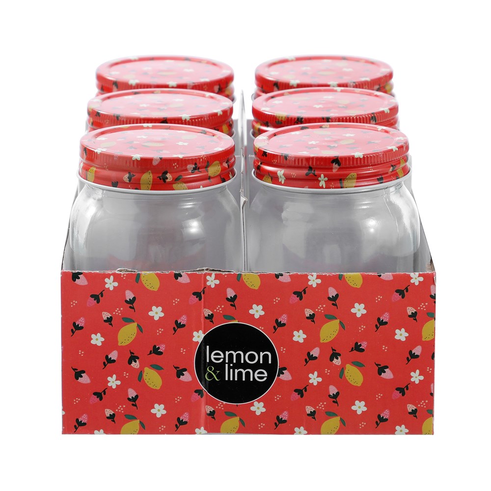 6 Pack Conserve Jar 500ml