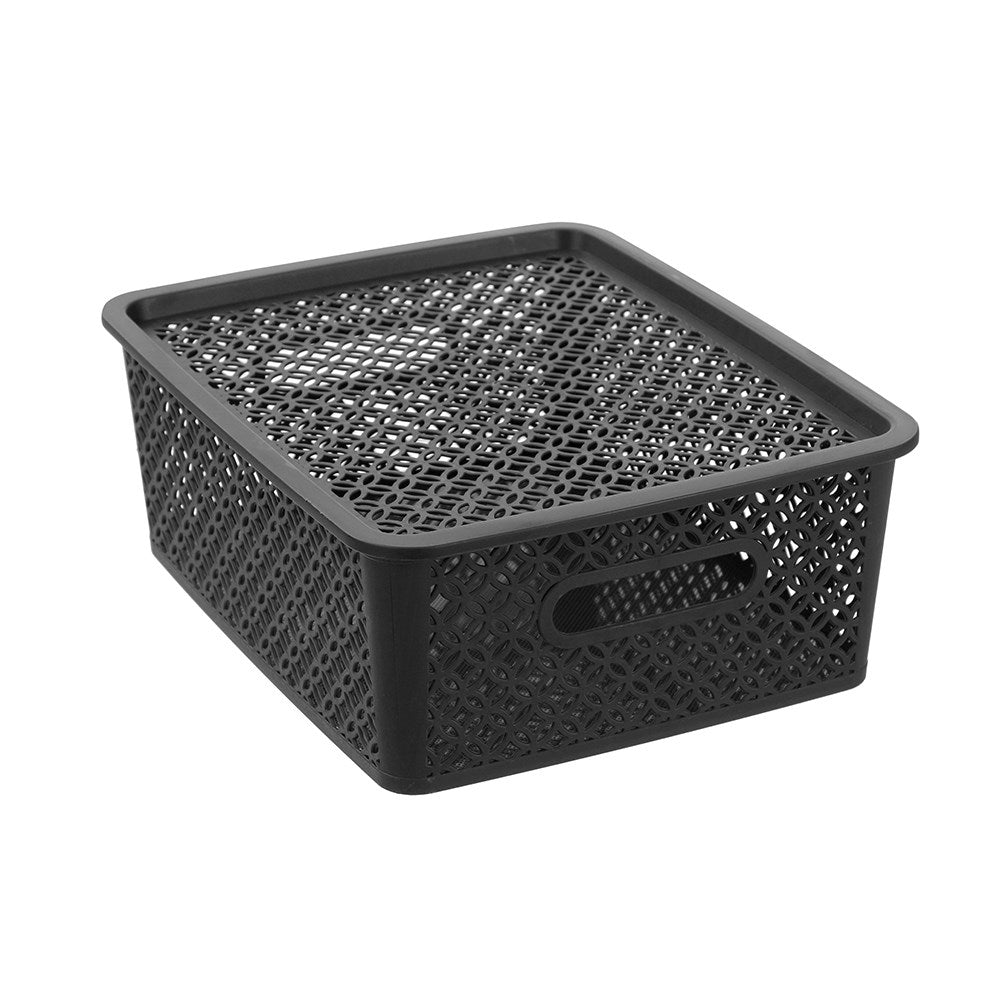Medallion Basket With Lid 14.5L