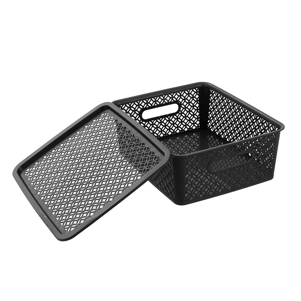 Medallion Basket With Lid 14.5L
