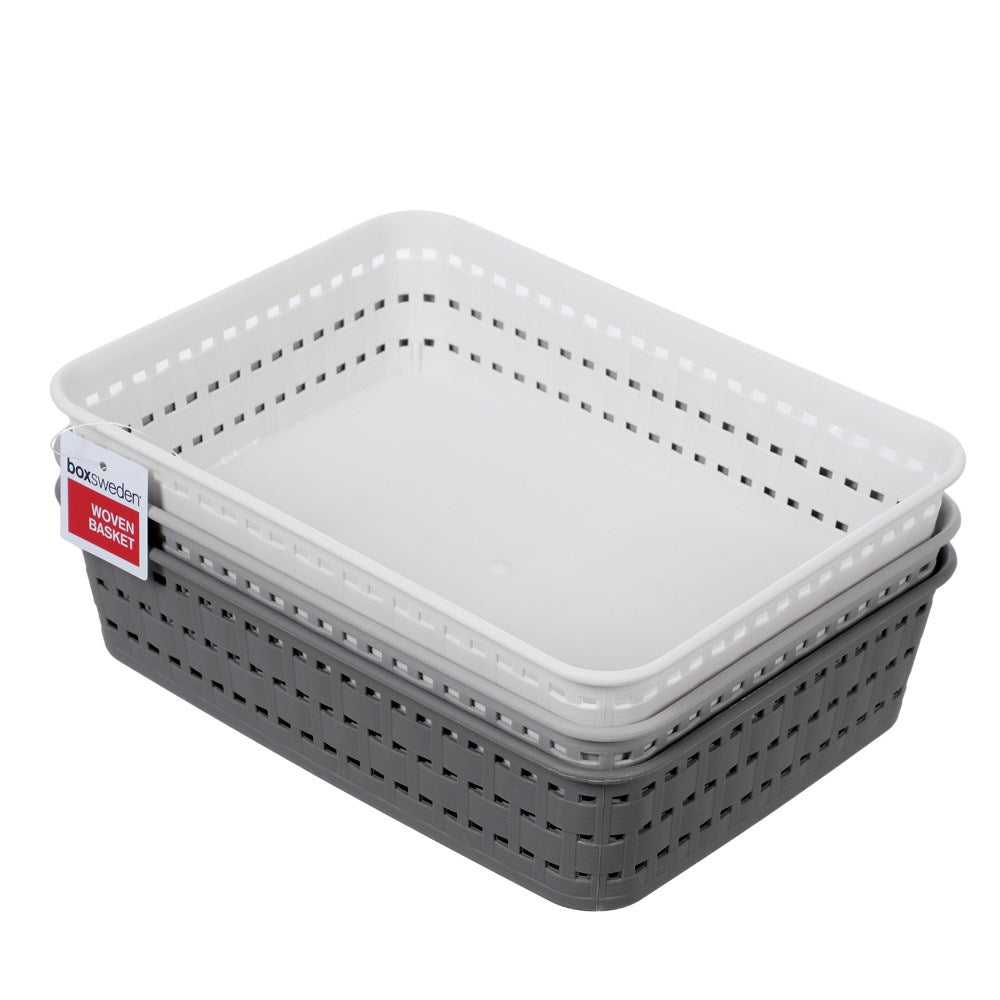 Woven Storage Basket 25 x 18 x 6cm