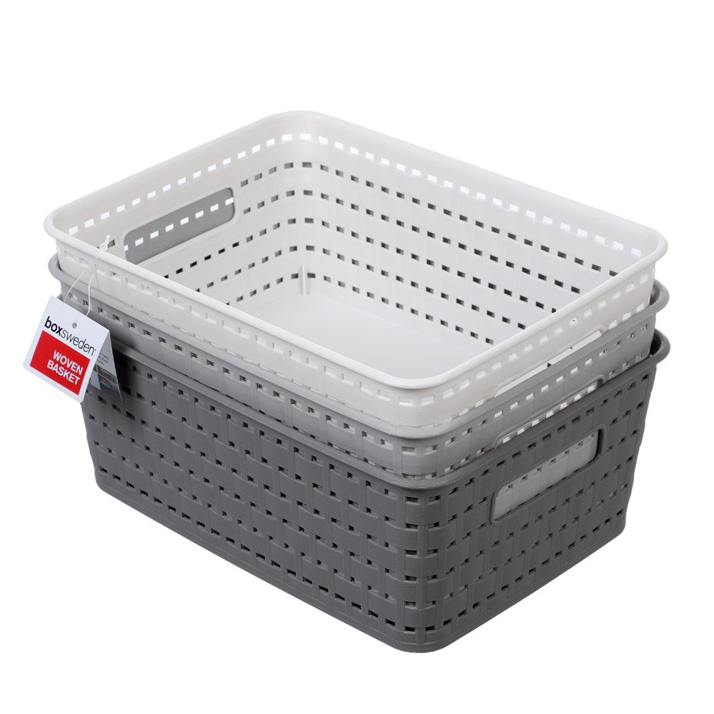 Woven Storage Basket 27 x 20 x 10cm