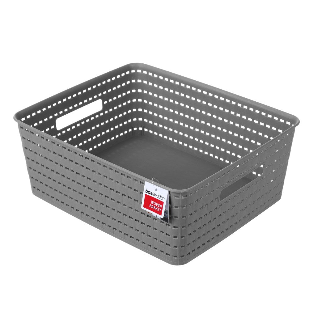 Woven Storage Basket 35 x 29 x 13.5cm