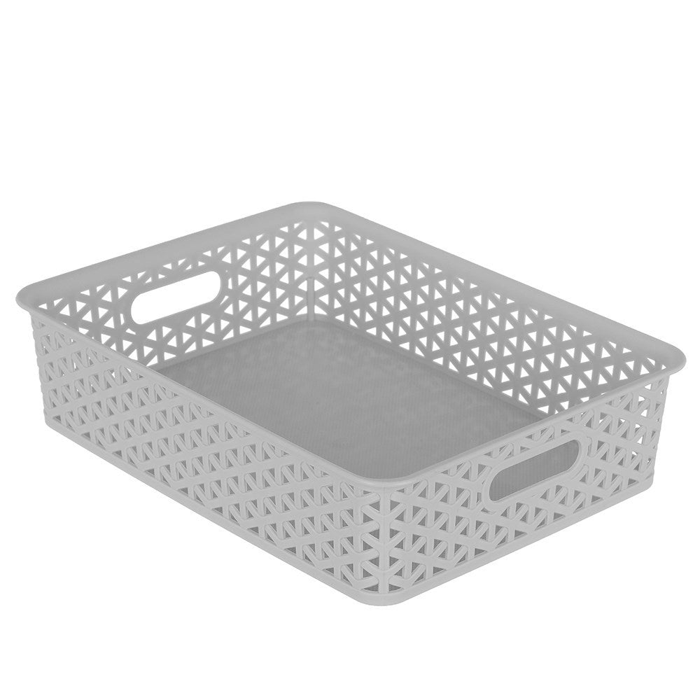 Wicker Design Organiser Basket 6.5L 4 Assorted