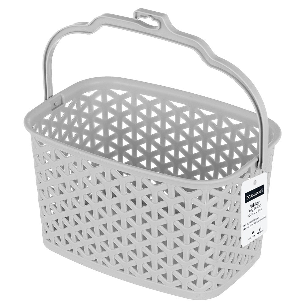 Wicker Design Peg Basket 2.8L