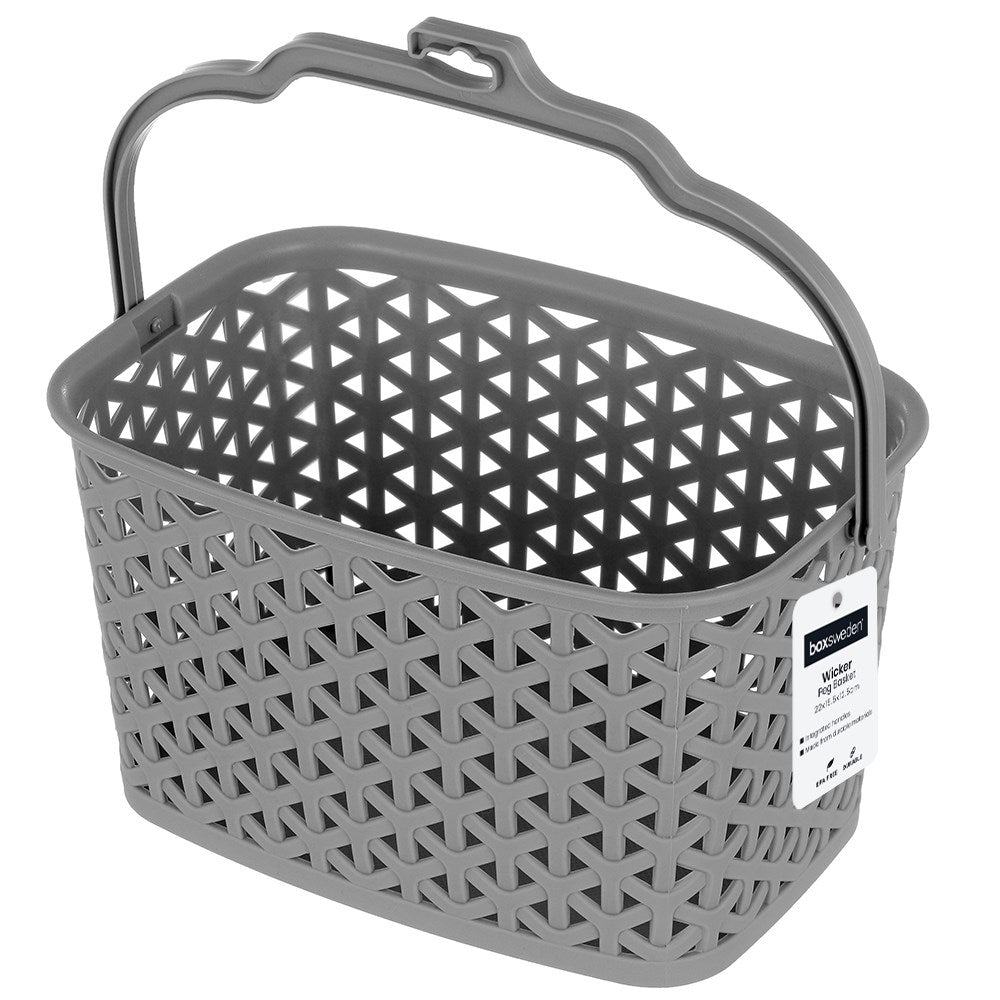 Wicker Design Peg Basket 2.8L