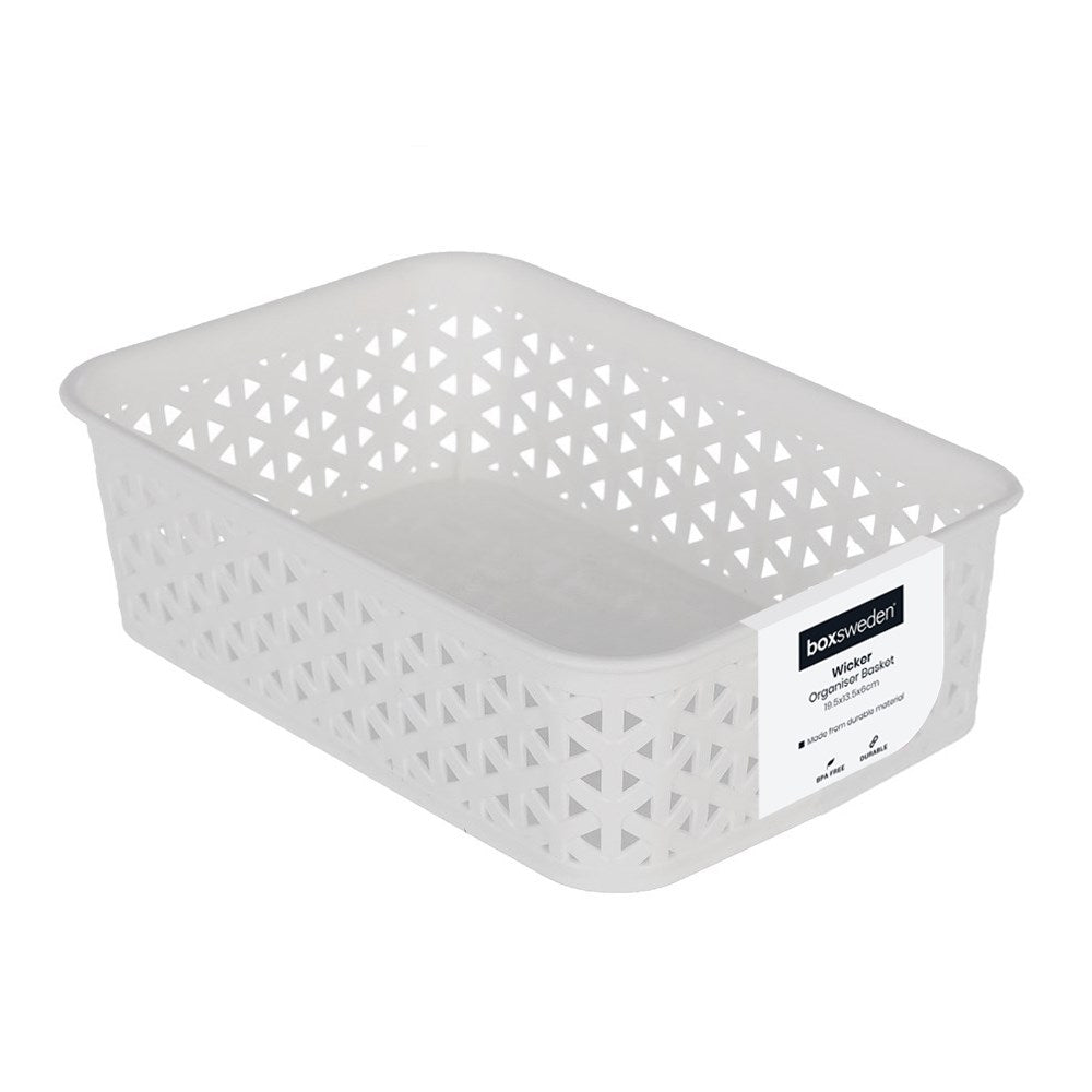 Wicker Design Organiser Basket 1.5L