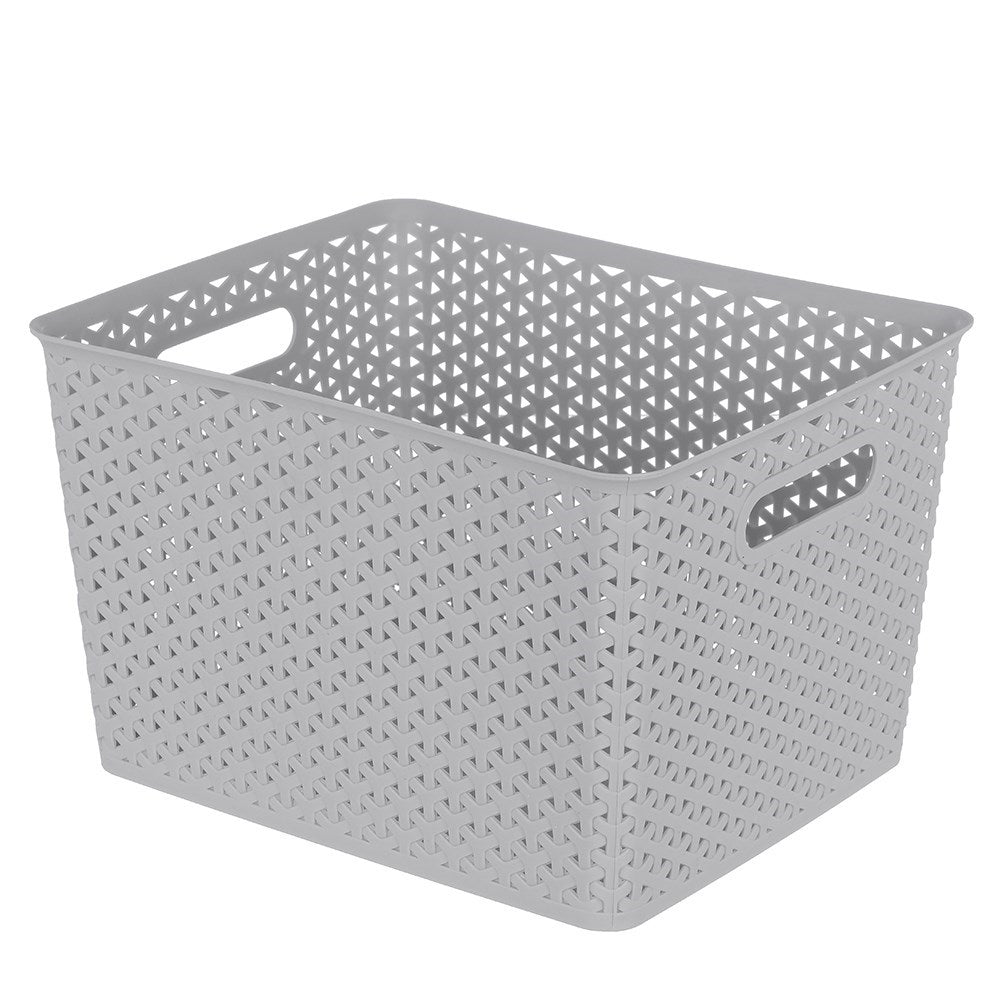 Wicker Design Organiser Basket 4 Assorted