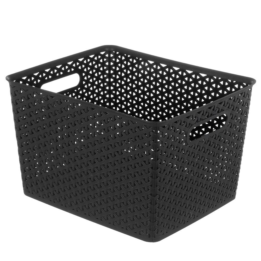 Wicker Design Organiser Basket 4 Assorted