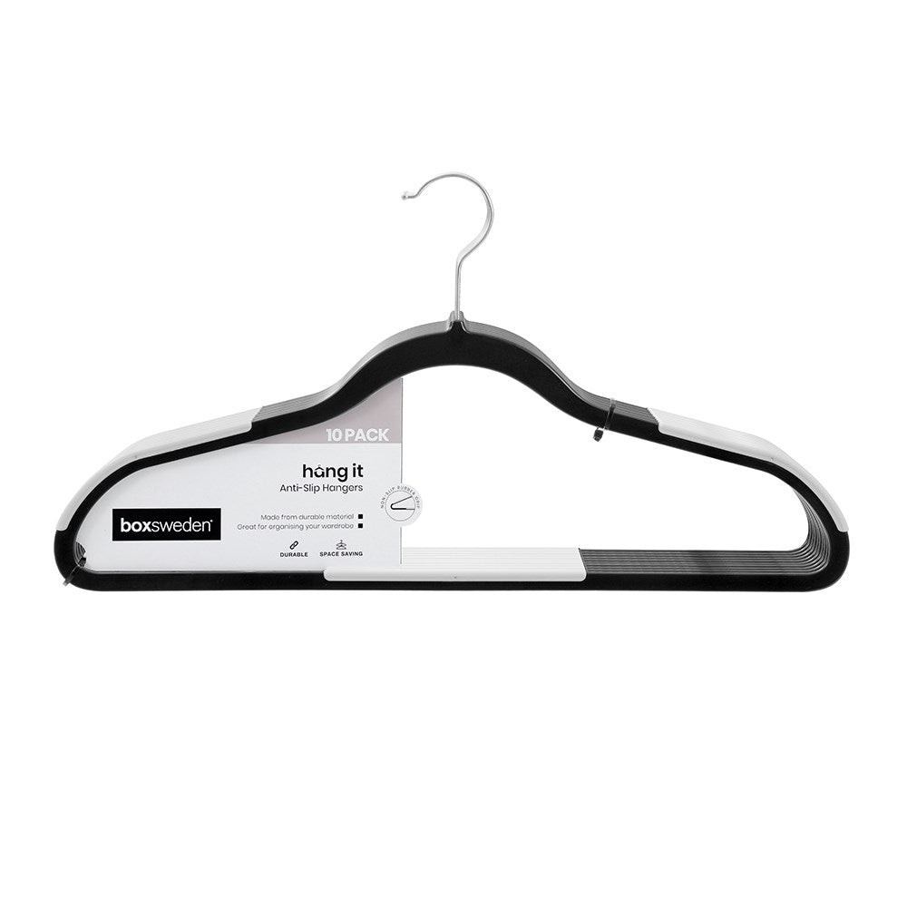 10 Pack Anti-Slip Hangers 45cm