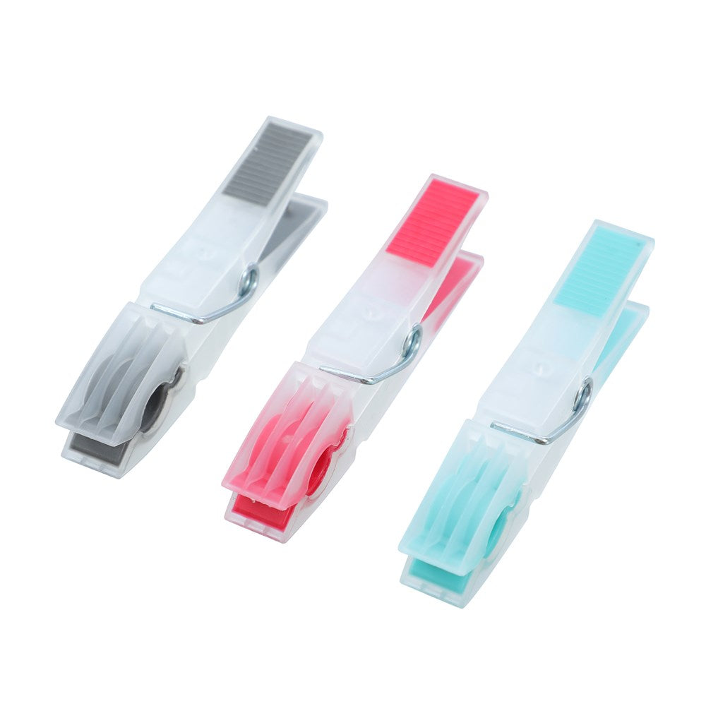 24 Pack Soft Touch Square Clothes Pegs