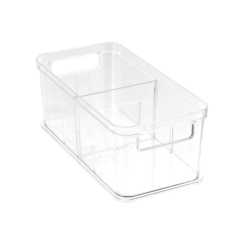 Crystal Storage Tray with Adjustable Divider 28cm