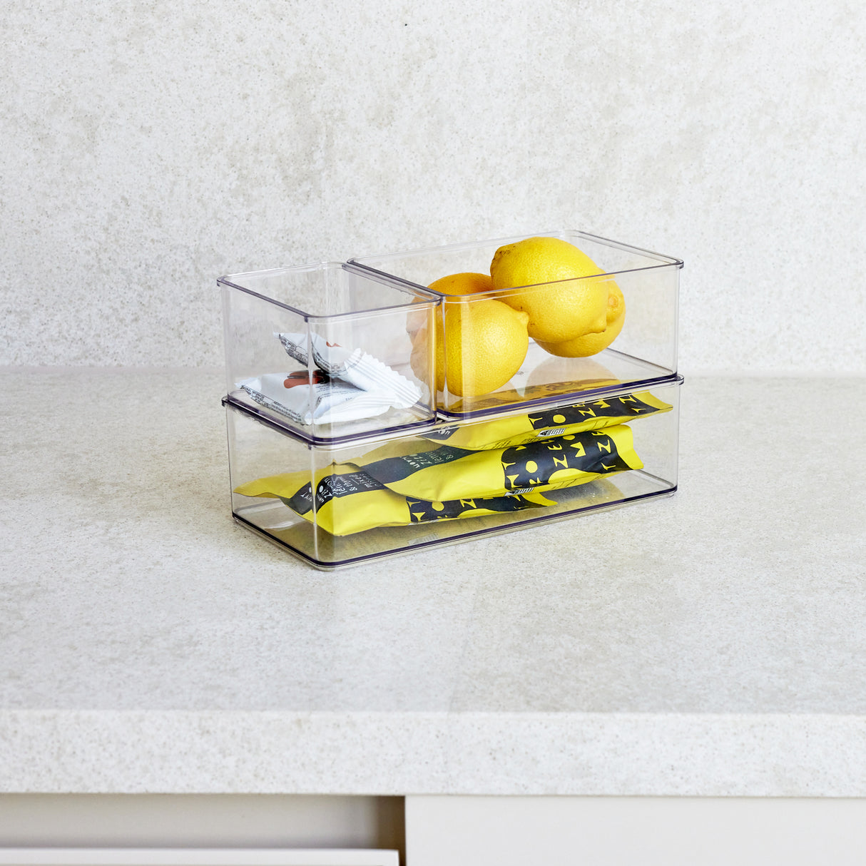 Crystal Clear Stack Tray 16 x 12 x 7cm